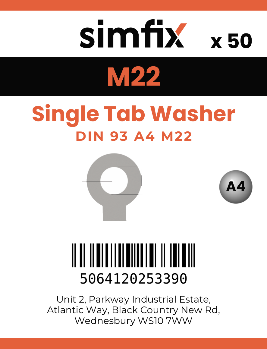 Simfix product label - 93A4230-T