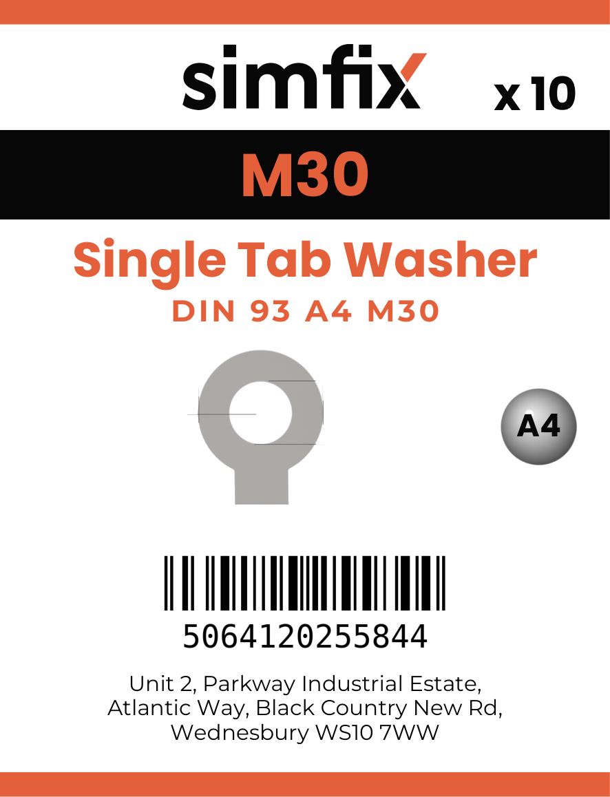 Simfix product label - 93A4310-D
