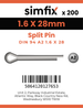Simfix product label - 94A2016028-T
