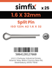 Simfix product label - 94A2016032-D