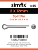 Simfix product label - 94A202012-D