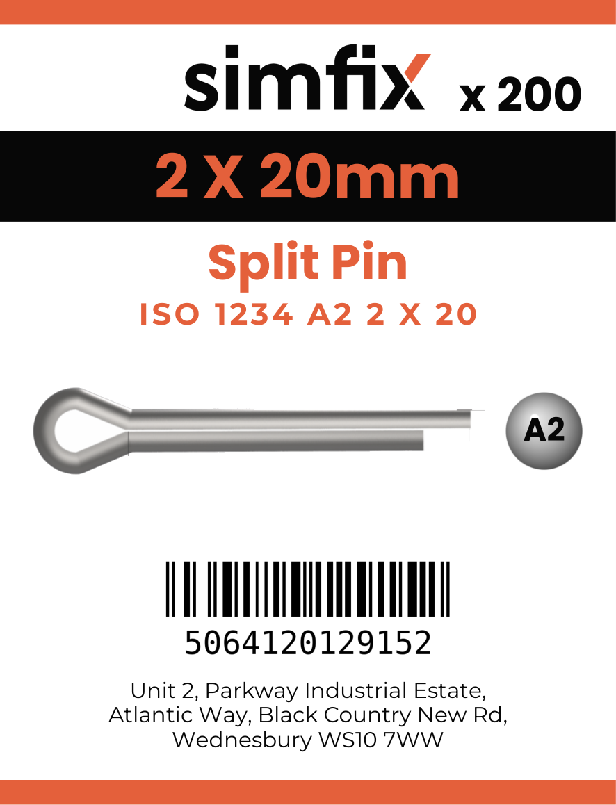 Simfix product label - 94A202020-T