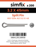 Simfix product label - 94A2032045-T