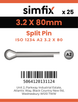 Simfix product label - 94A2032080-D