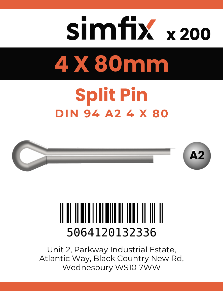 Simfix product label - 94A204080-T