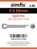Simfix product label - 94A205028-D