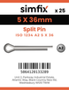 Simfix product label - 94A205036-D