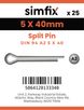 Simfix product label - 94A205040-D