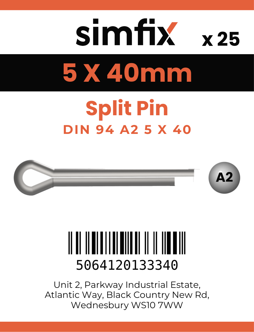 Simfix product label - 94A205040-D