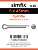 Simfix product label - 94A205045-D