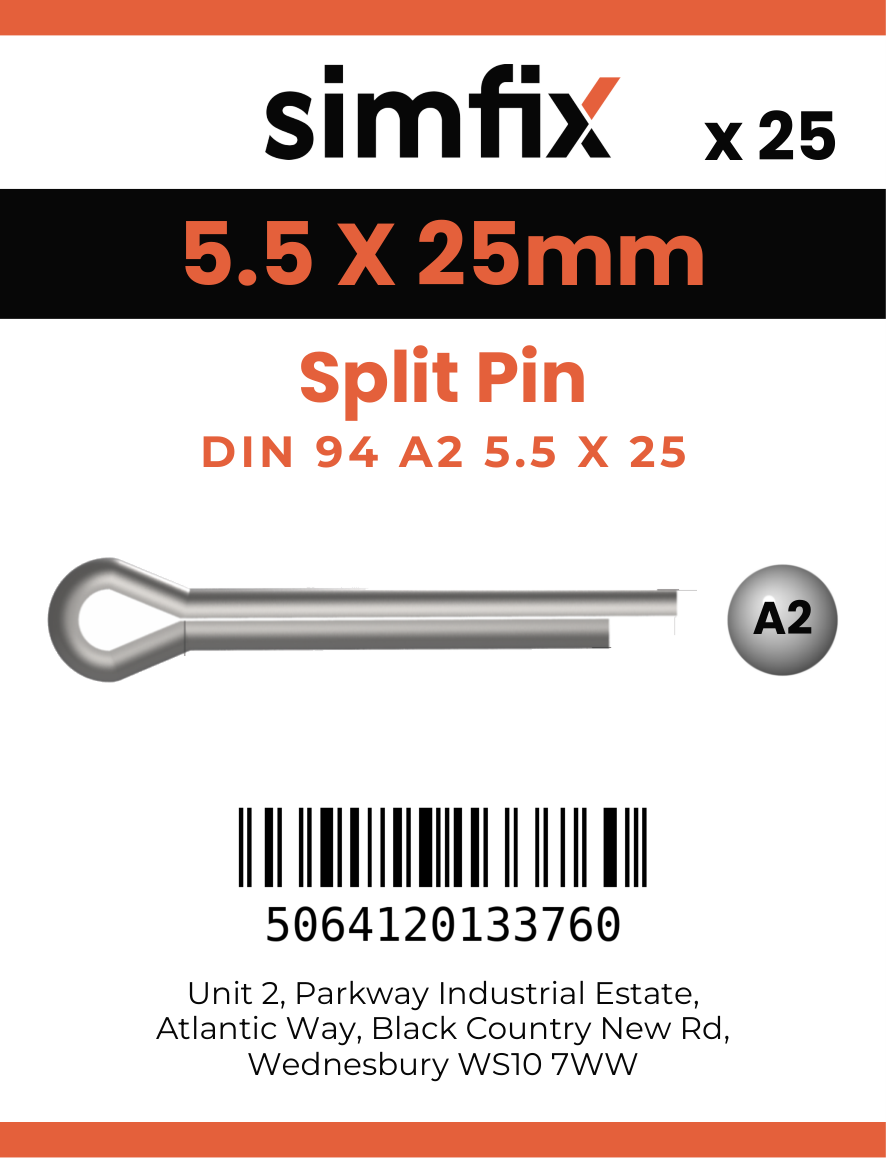 Simfix product label - 94A2055025-D