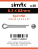 Simfix product label - 94A2063063-D