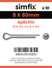 Simfix product label - 94A208080-D