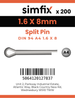 Simfix product label - 94A4016008-T