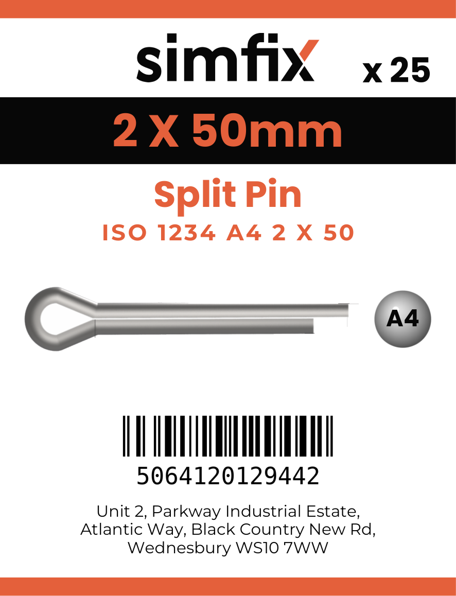 Simfix product label - 94A402050-D