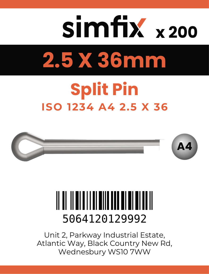 Simfix product label - 94A4025036-T