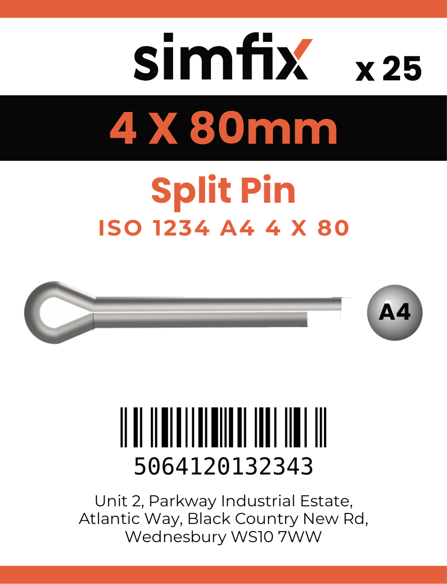Simfix product label - 94A404080-D