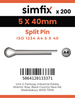 Simfix product label - 94A405040-T