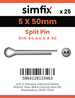 Simfix product label - 94A405050-D