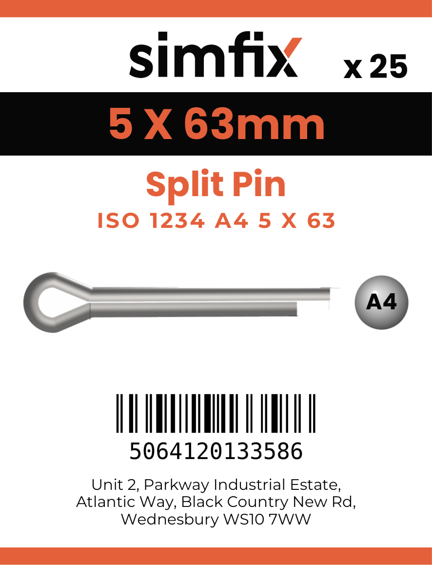 Simfix product label - 94A405063-D