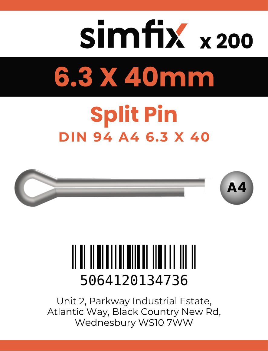 Simfix product label - 94A4063040-T
