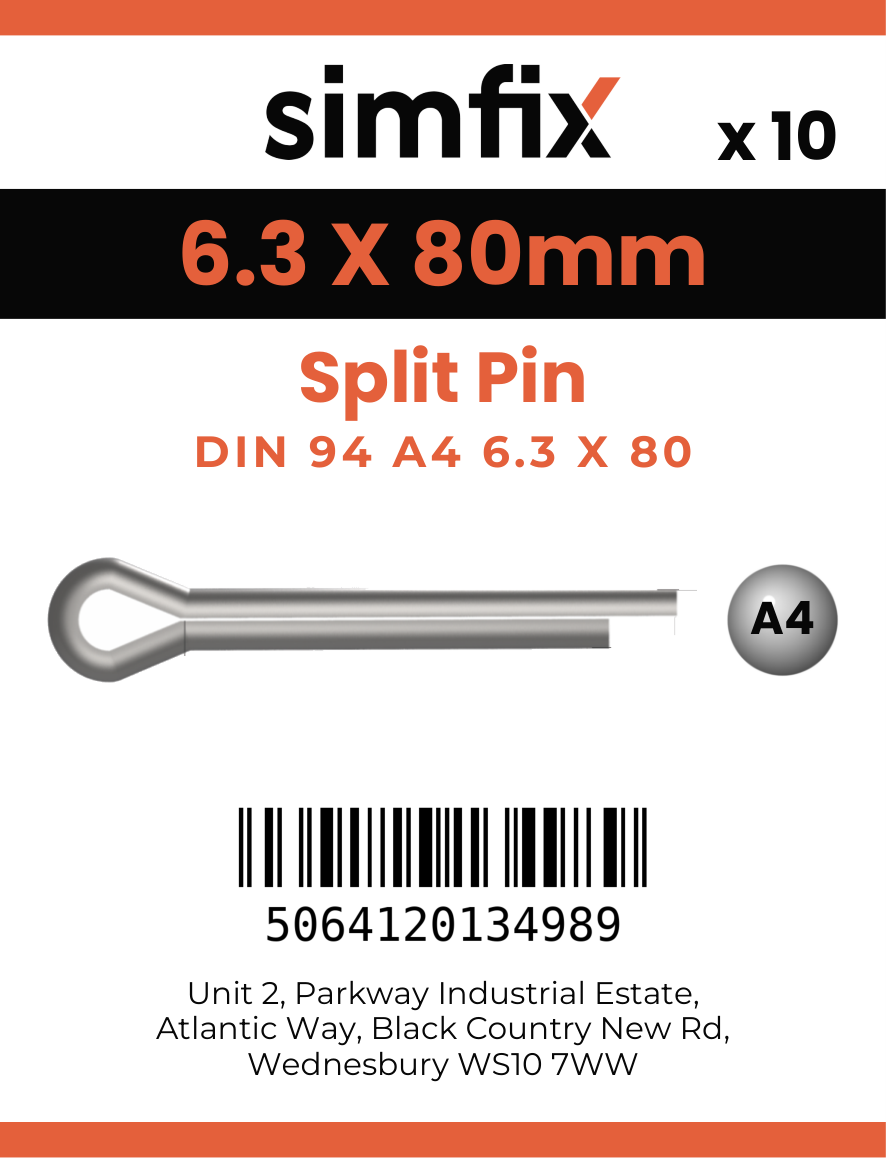 Simfix product label - 94A4063080-D
