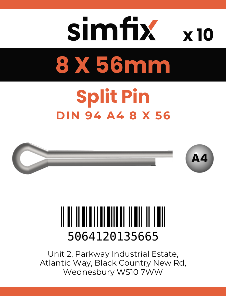 Simfix product label - 94A408056-D