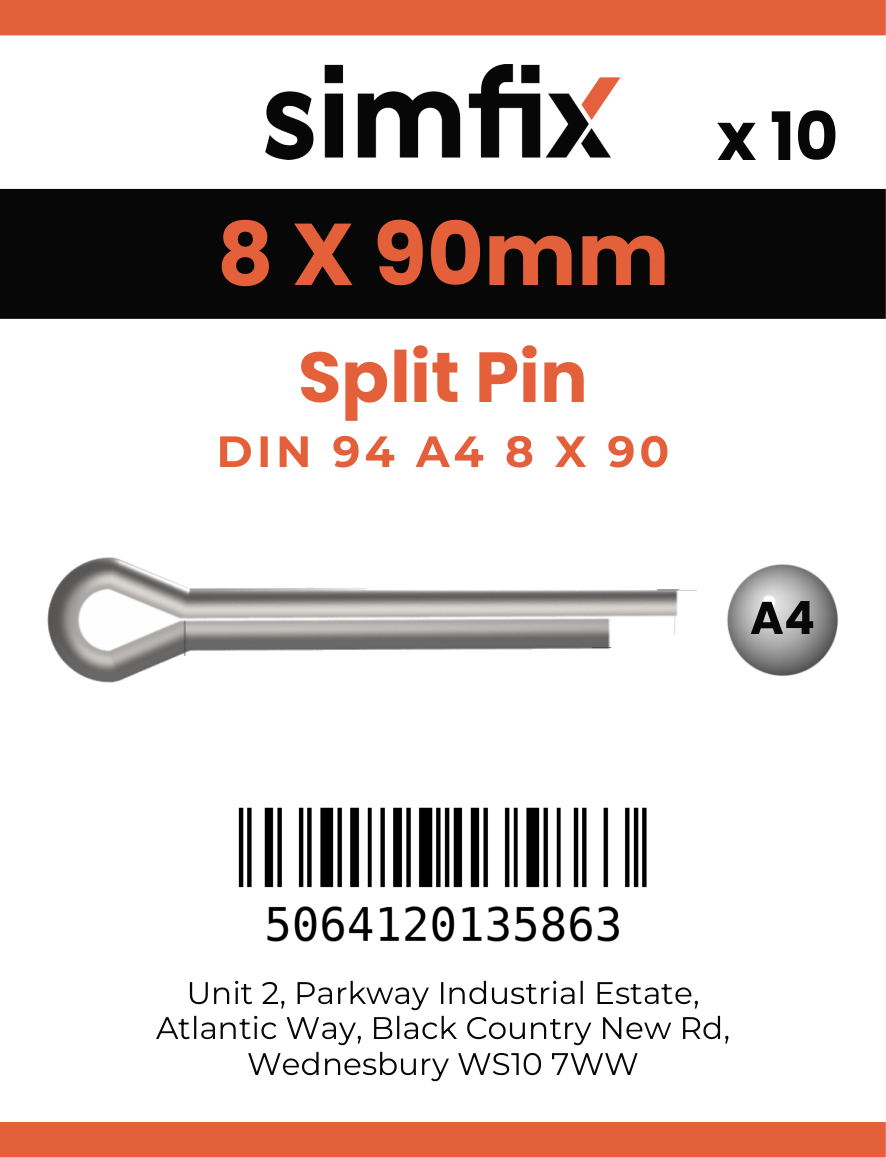 Simfix product label - 94A408090-D