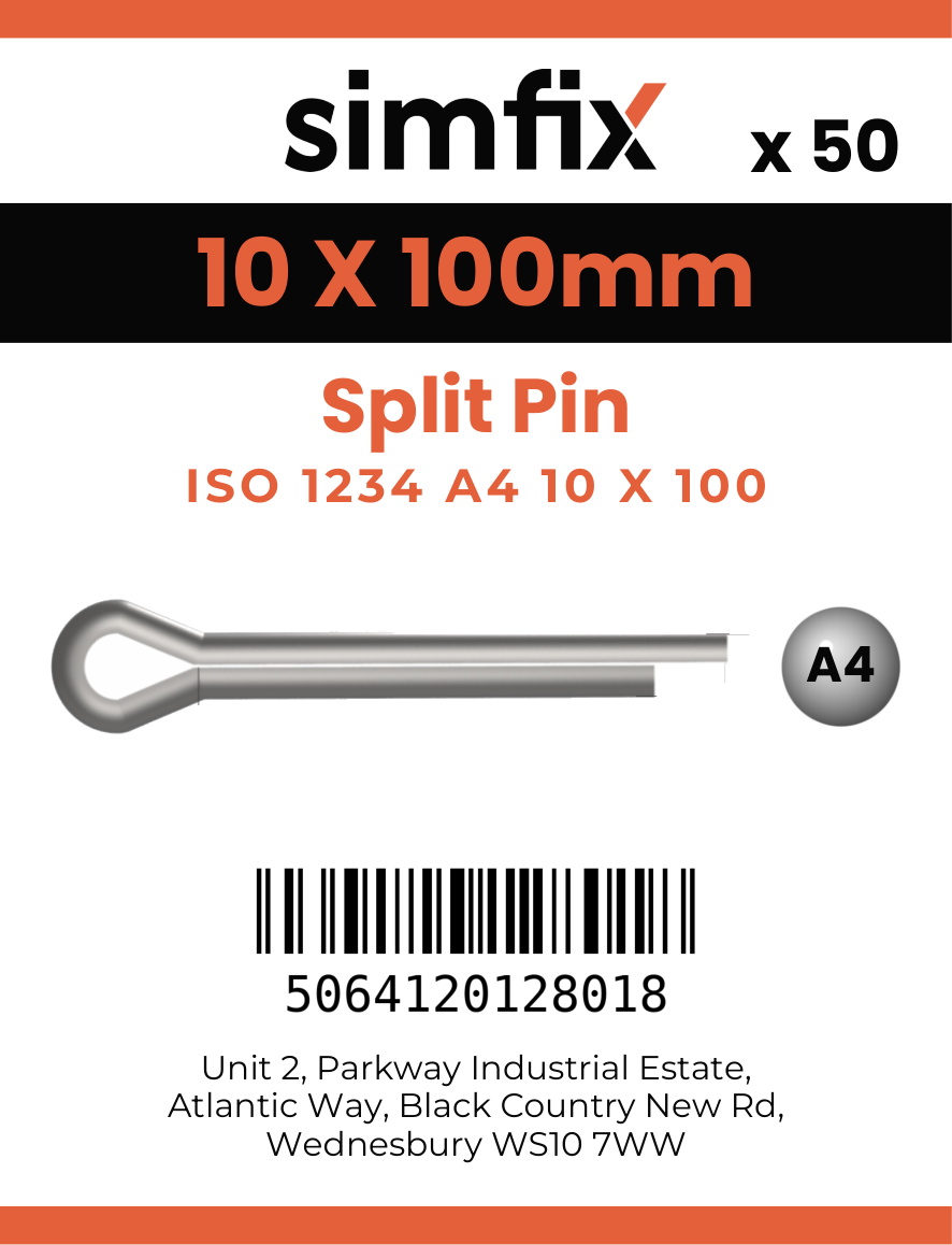 Simfix product label - 94A410100-T