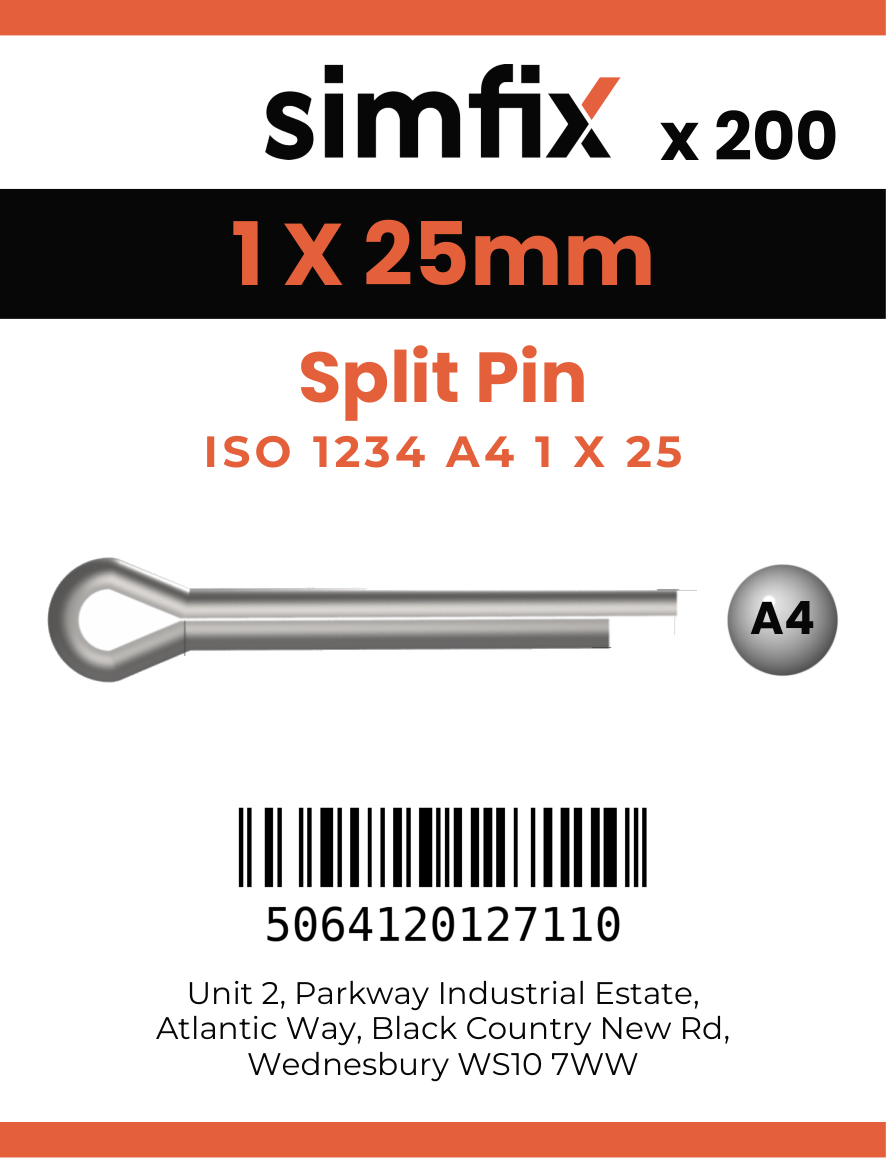 Simfix product label - 94A4132025-T