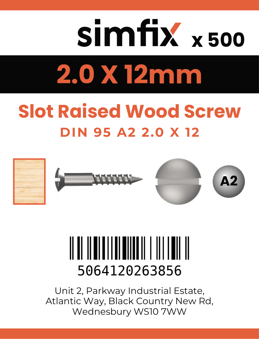 Simfix product label - 95A222013-T