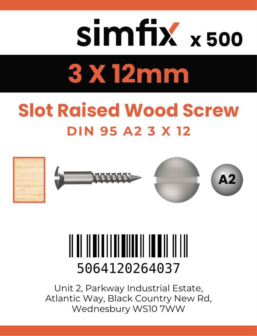 Simfix product label - 95A230012-T