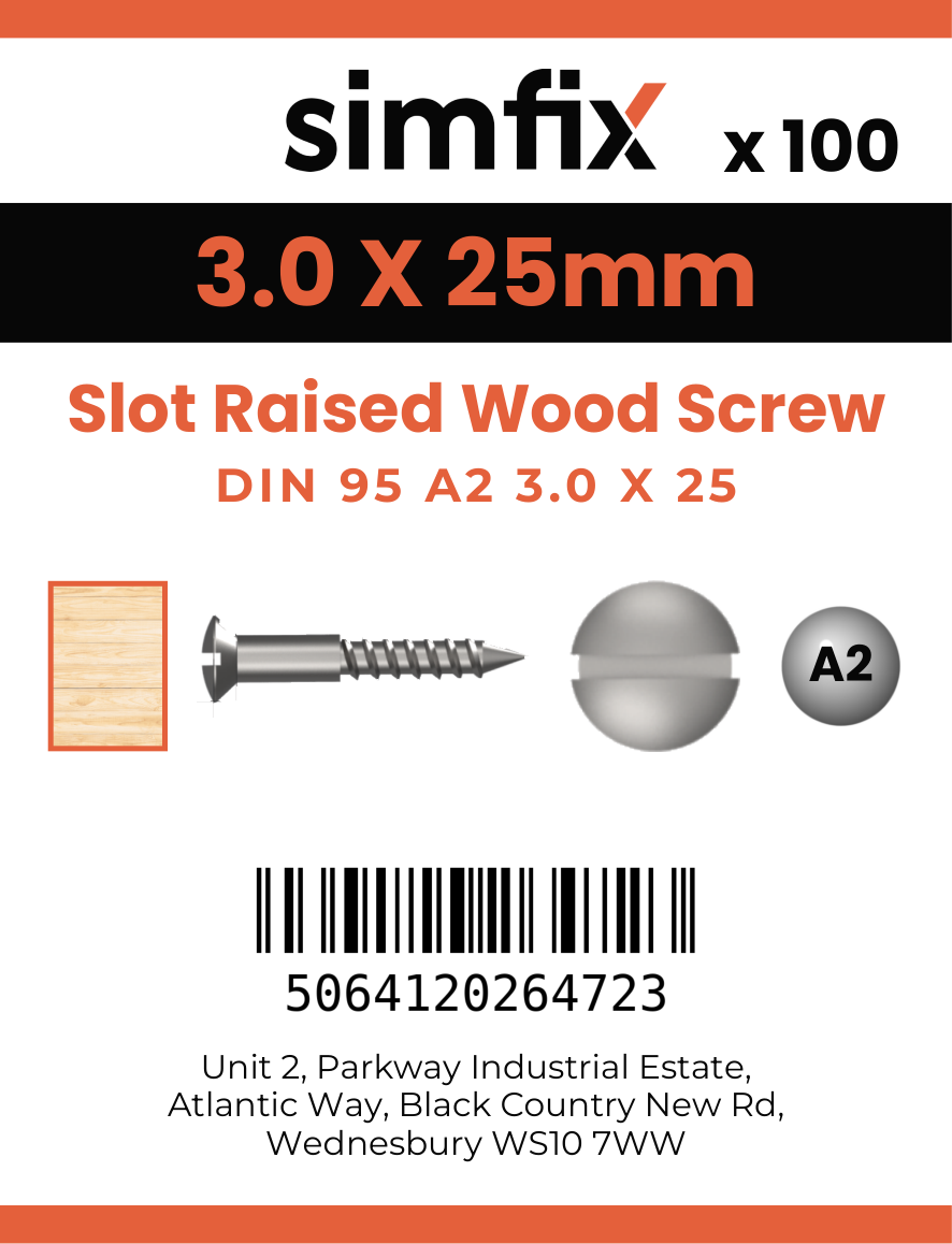 Simfix product label - 95A230025-D