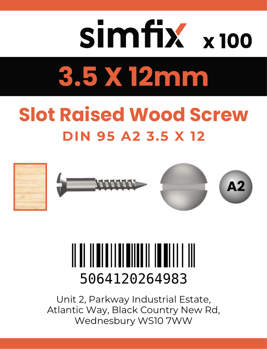 Simfix product label - 95A235012-D
