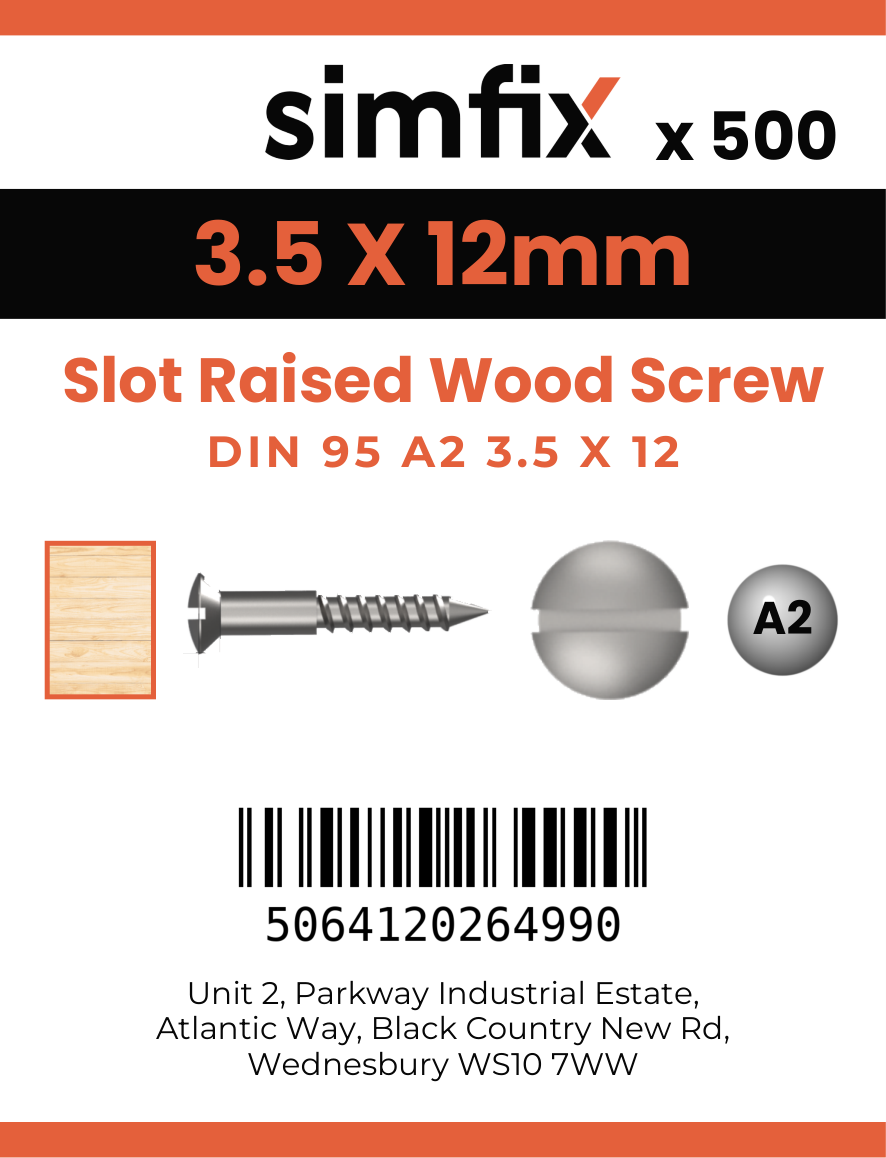 Simfix product label - 95A235012-T