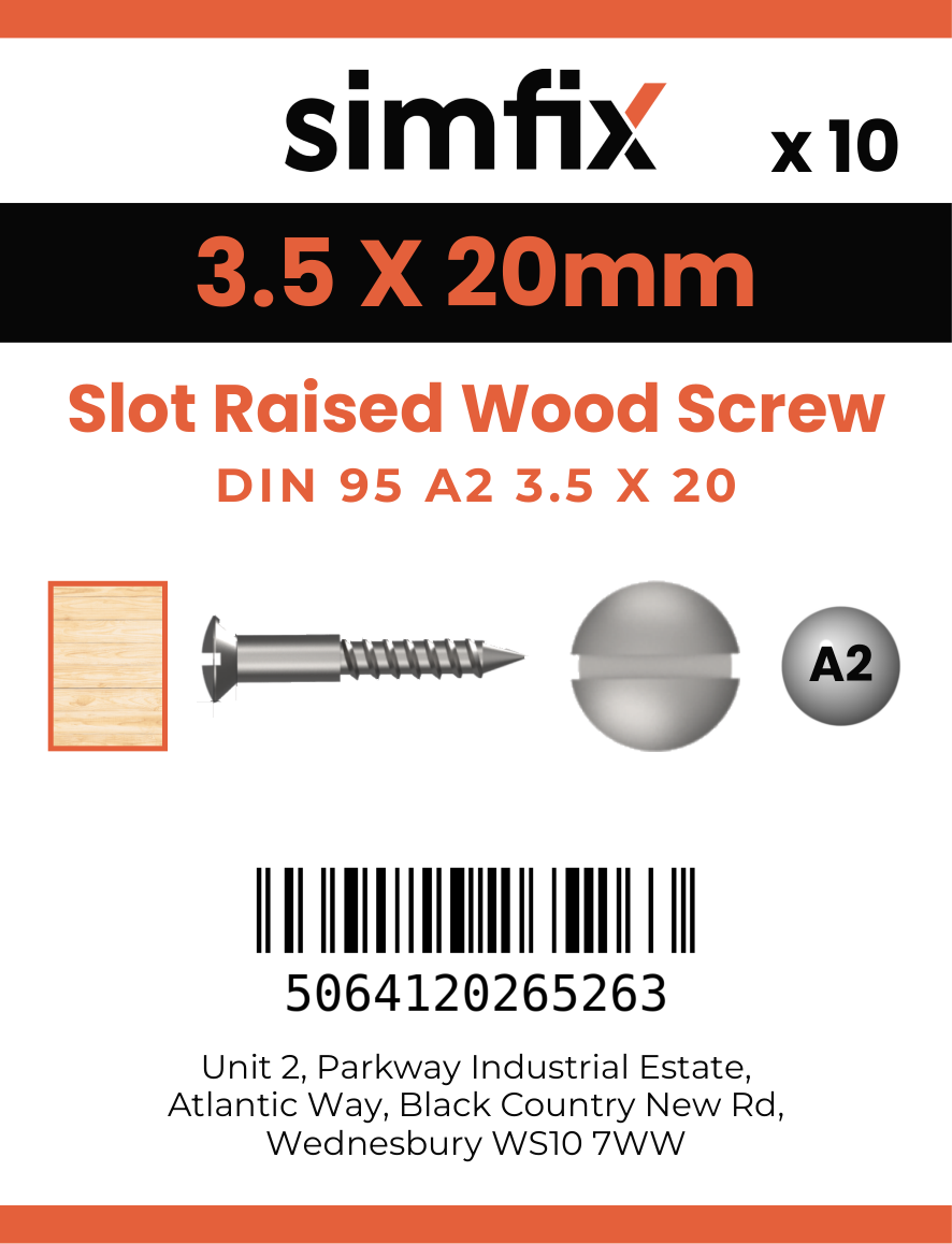 Simfix product label - 95A235020-D