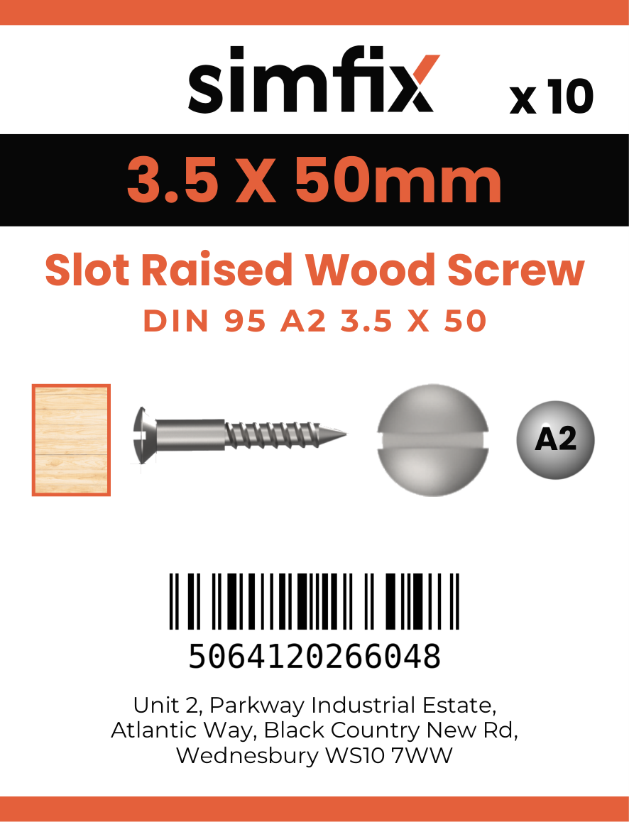 Simfix product label - 95A235050-D