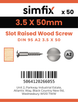 Simfix product label - 95A235050-T