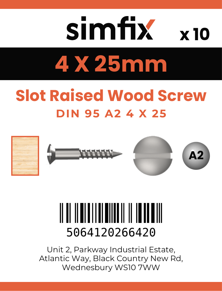 Simfix product label - 95A240025-D