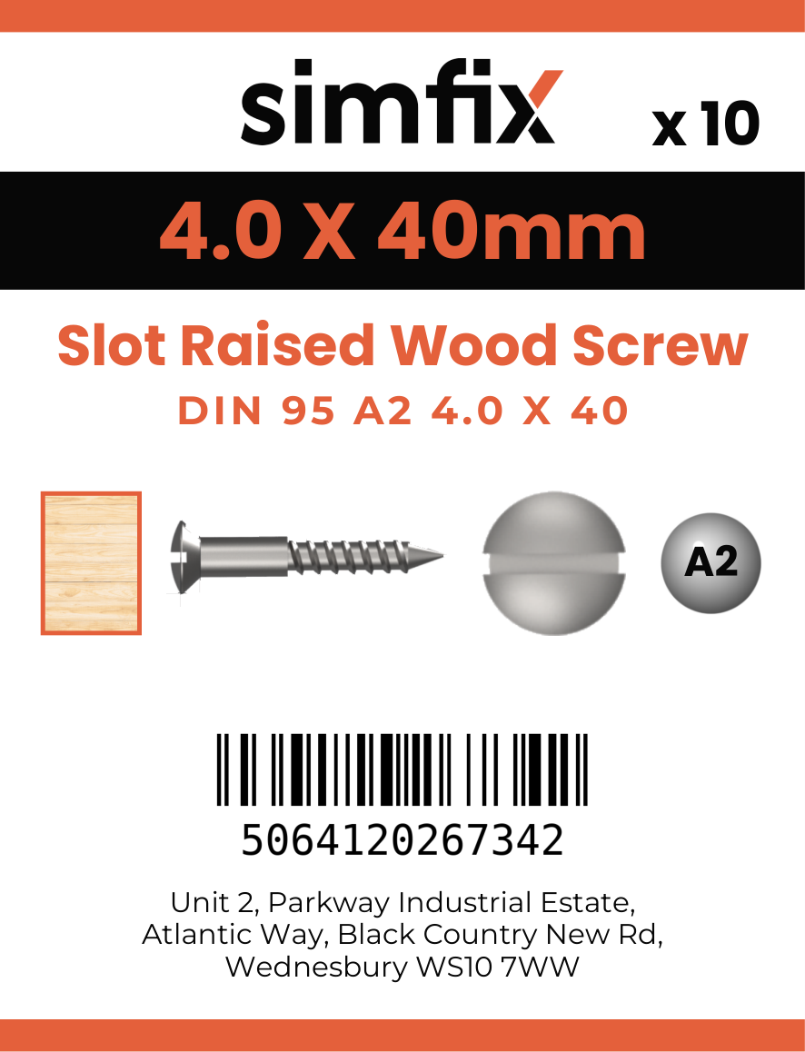 Simfix product label - 95A240040-D
