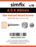 Simfix product label - 95A240040-D