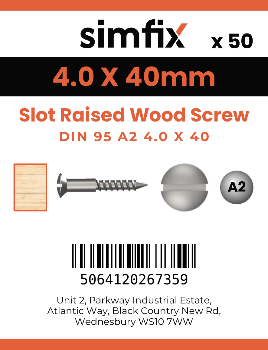 Simfix product label - 95A240040-T