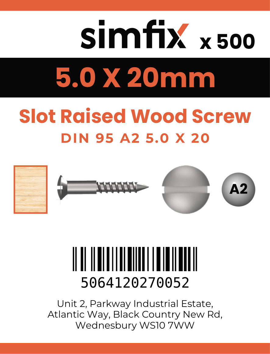 Simfix product label - 95A250020-T