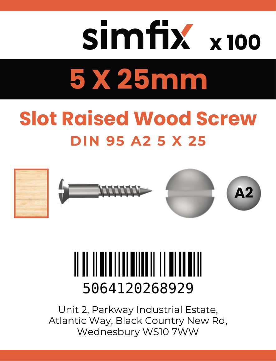 Simfix product label - 95A250025-D