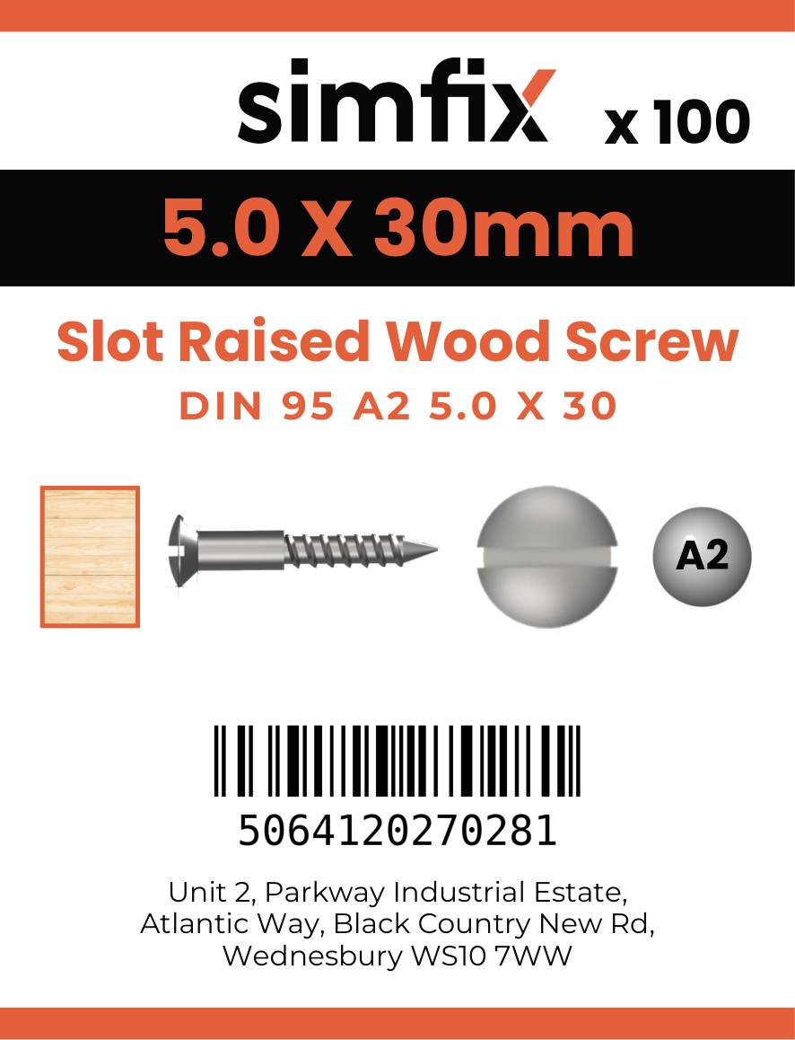 Simfix product label - 95A250030-D