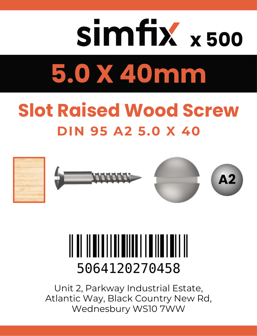 Simfix product label - 95A250040-T