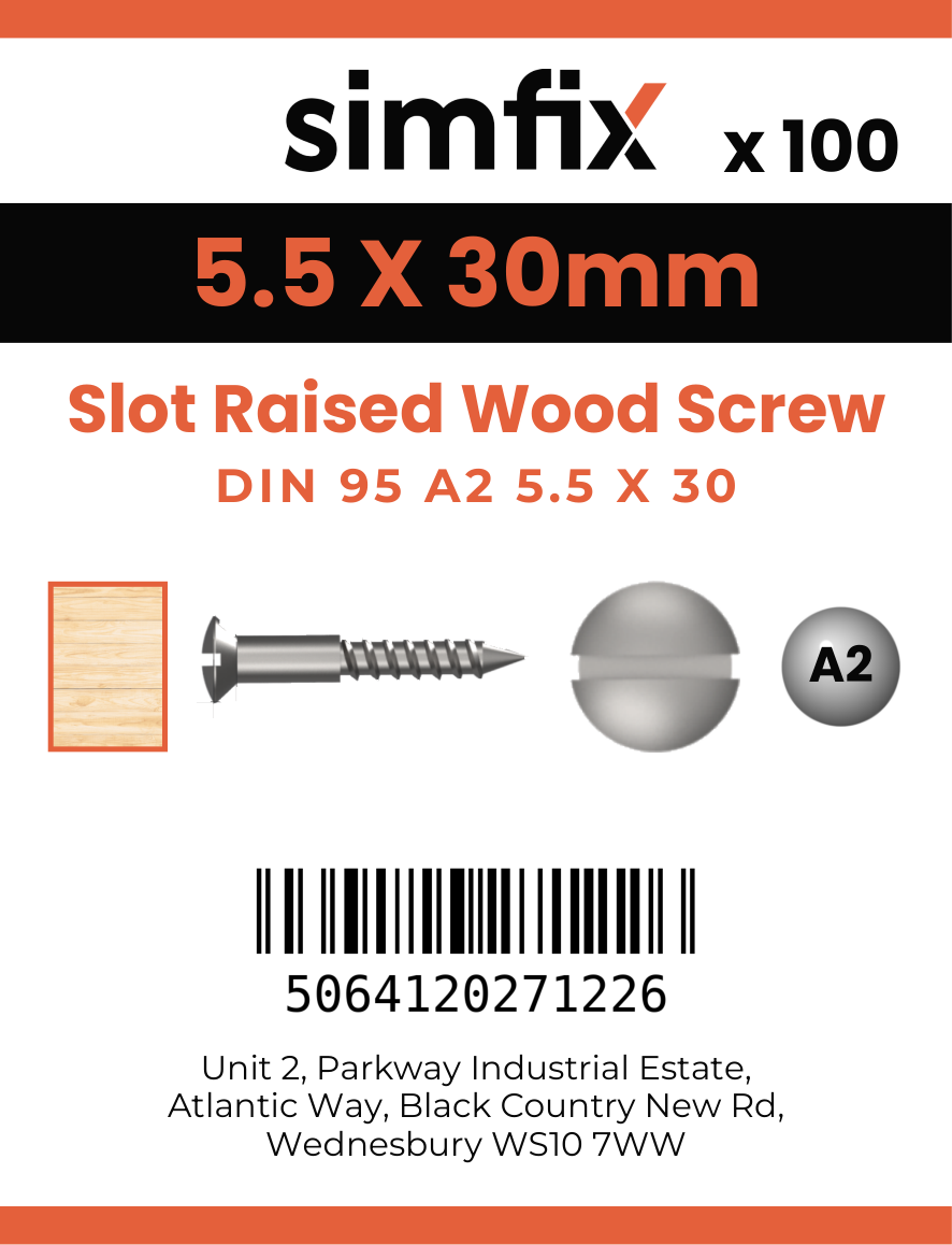 Simfix product label - 95A255030-D