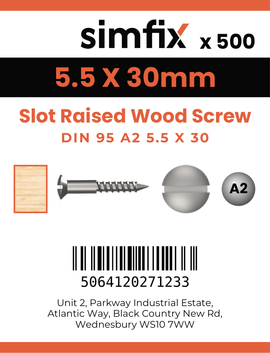 Simfix product label - 95A255030-T
