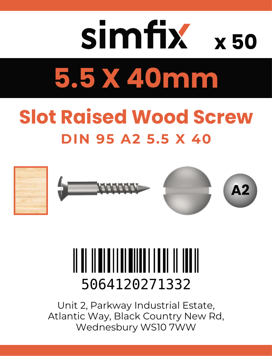 Simfix product label - 95A255040-T