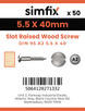 Simfix product label - 95A255040-T